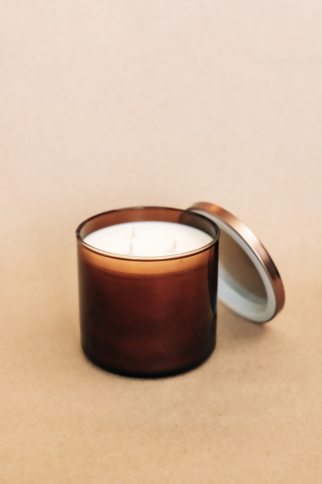 16oz Glass Amber PUMPKIN