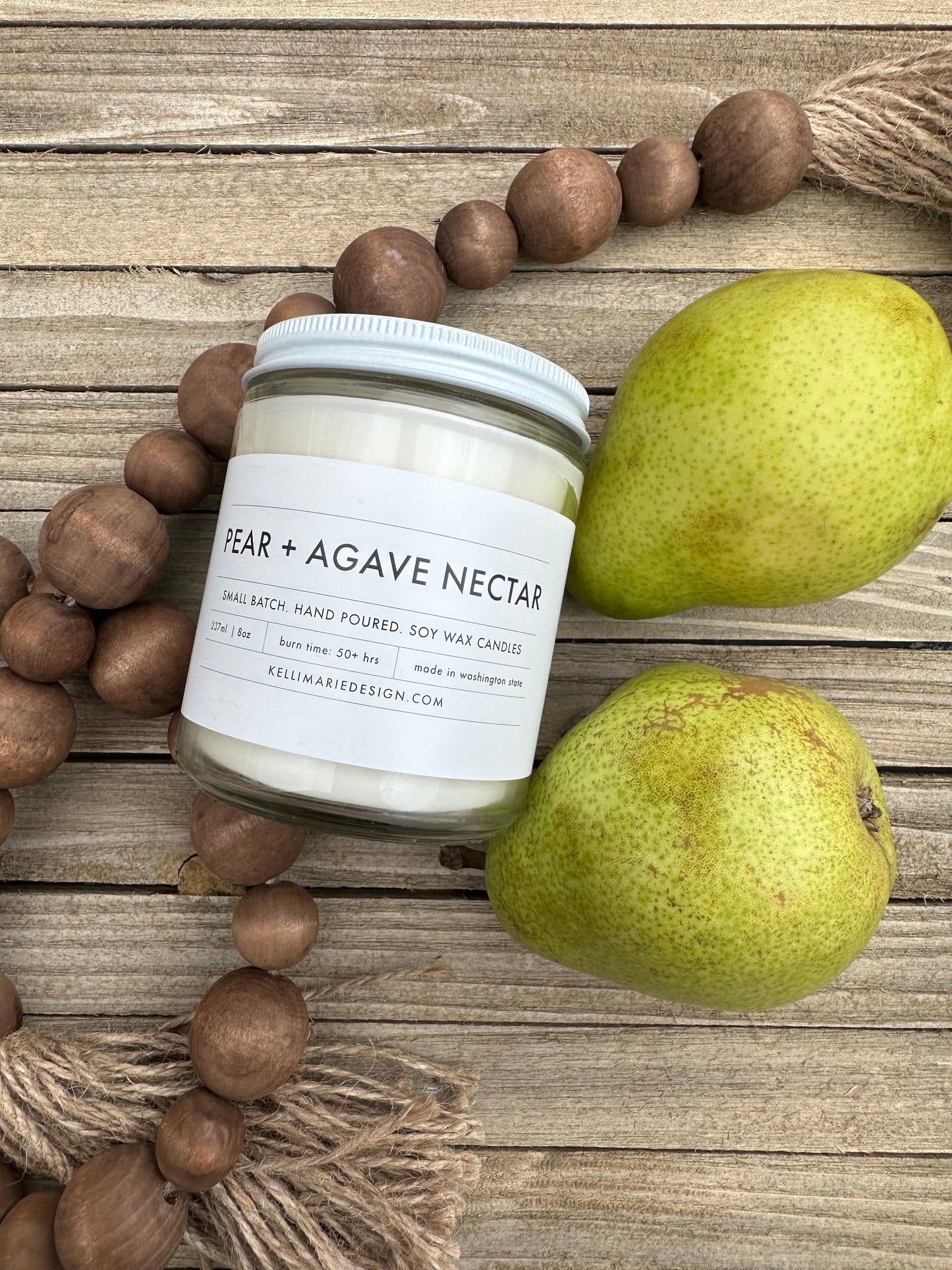 PEAR + AGAVE NECTAR